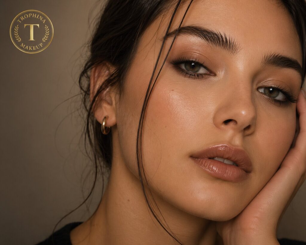 blurred waterline makeup close up soft diffused eyeliner natural skin beauty 2026 woman