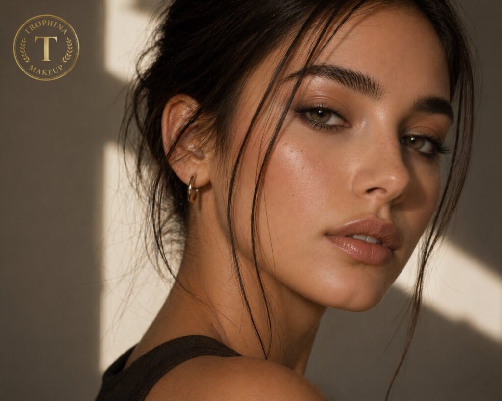 blurred waterline makeup natural everyday look soft eyeliner modern beauty 2026 woman