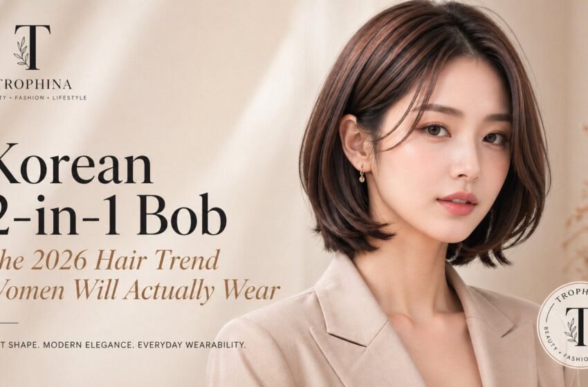  Korean 2-in-1 Bob: The 2026 Haircut for Women Who Want Options