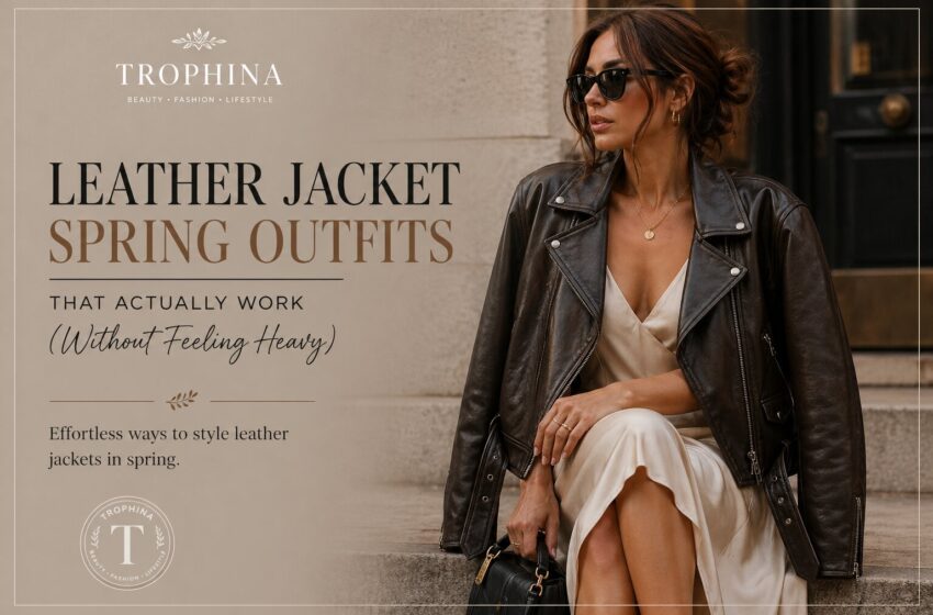  How to Style a Leather Jacket in Spring 2026