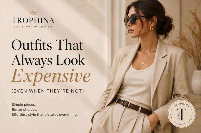 outfits that look expensive neutral minimalist style elegant woman outfit