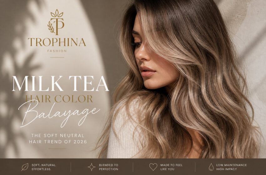  Milk Tea Hair Color Balayage